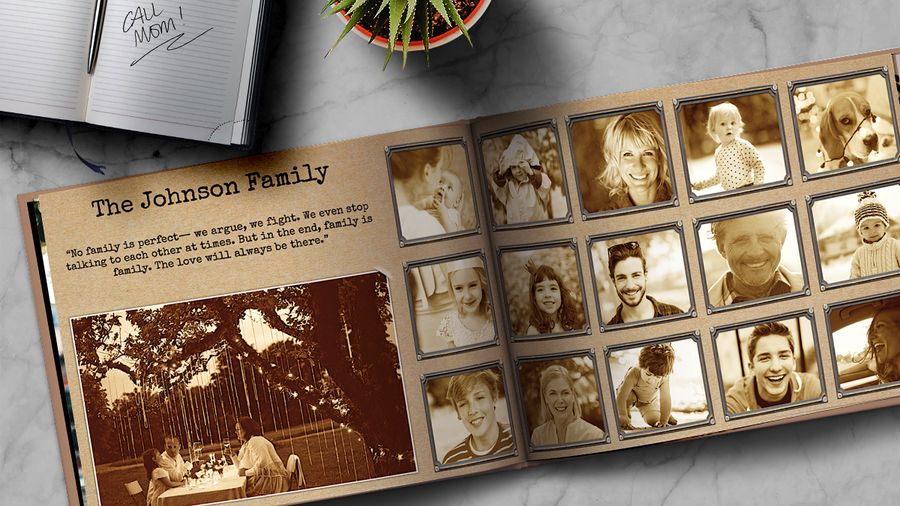 Idees créatives livre photo